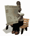 proprietario che legge le novità sul giornale