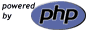 Powered by PHP programming language