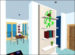 Affaccio dall' ingresso